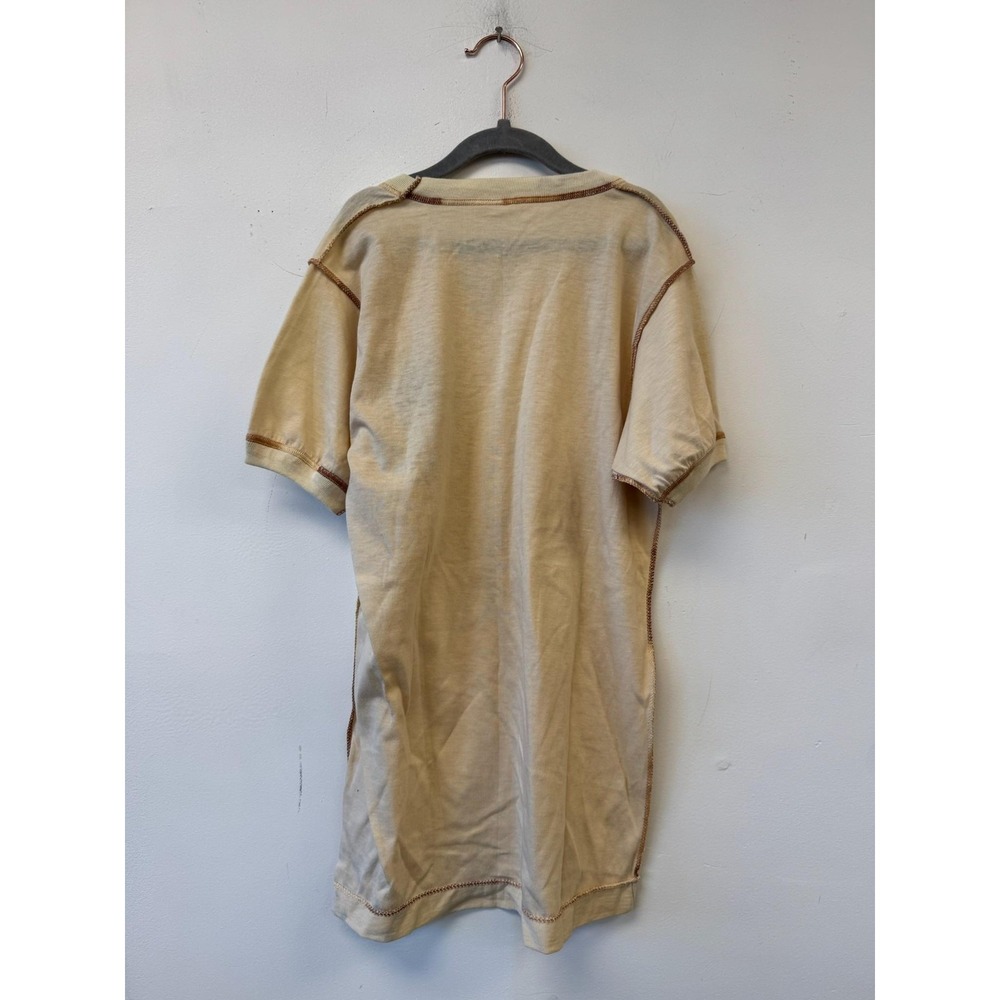 Vintage Brookfield Zoo Shirt Mens XS Beige Zebra Graphic Tourist Tee Wildlife 70 - Picture 3 of 5